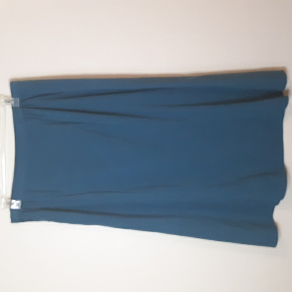 Teal Notations Skirt - Picture 4 of 7